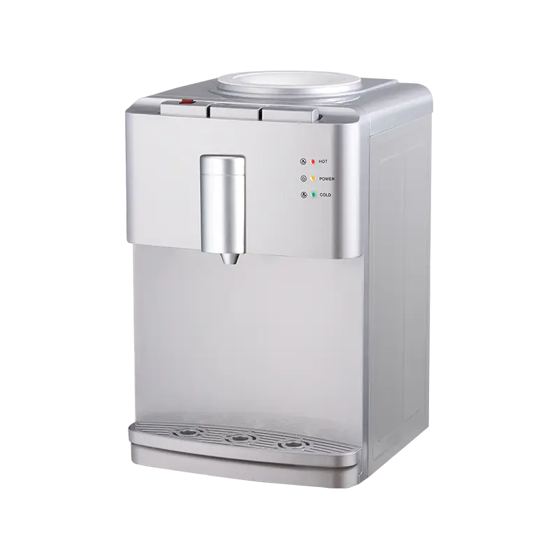 YR-2507T/YLR-2507T Perak Dispenser Air Desktop Boleh Disejukkan YR-2507T/YLR-2507T Perak Dispenser Air Desktop Boleh Disejukkan