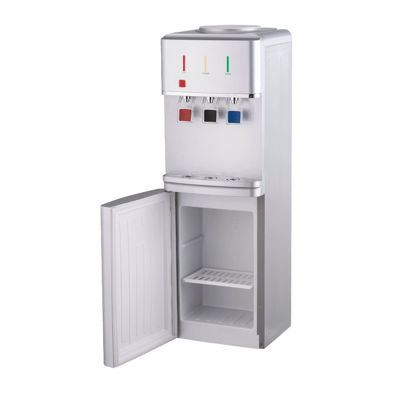YR-2509/YLR-2509/YLR-2509Y Perak Tiga Outlet Dispenser Air Menegak YR-2509/YLR-2509/YLR-2509Y Perak Tiga Outlet Dispenser Air Menegak