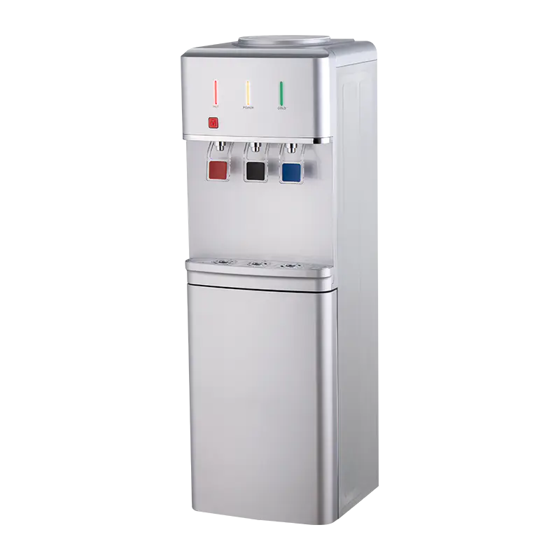 YR-2509/YLR-2509/YLR-2509Y Perak Tiga Outlet Dispenser Air Menegak