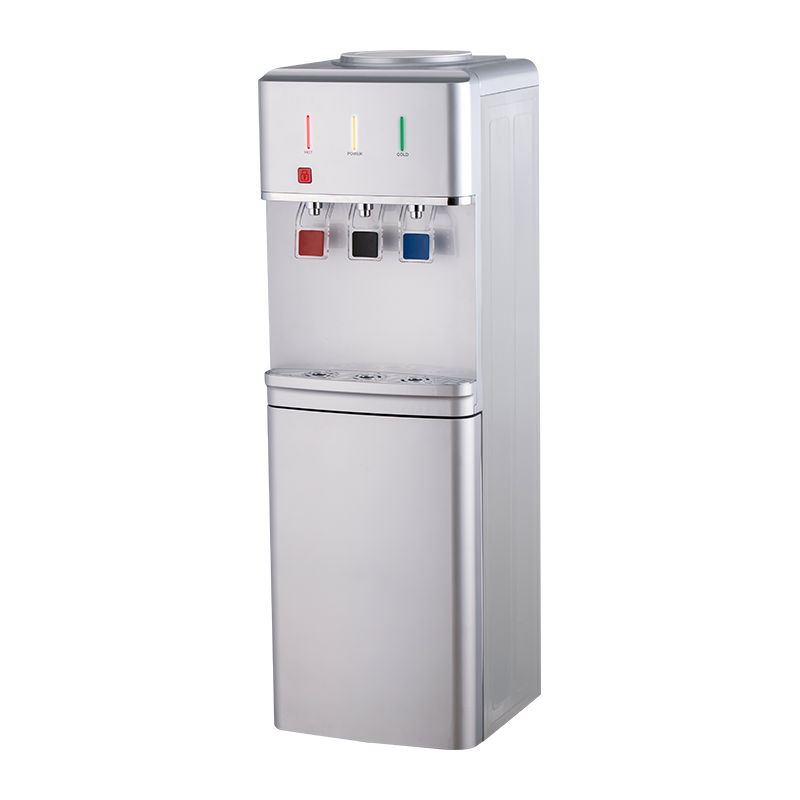 YR-2509/YLR-2509/YLR-2509Y Perak Tiga Outlet Dispenser Air Menegak YR-2509/YLR-2509/YLR-2509Y Perak Tiga Outlet Dispenser Air Menegak