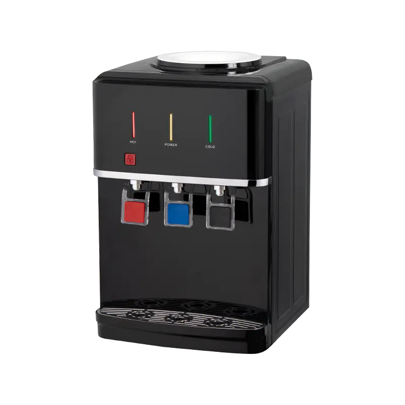 YR-2509T/YLR-2509T Hitam Tiga-Saluran Dispenser Air Desktop